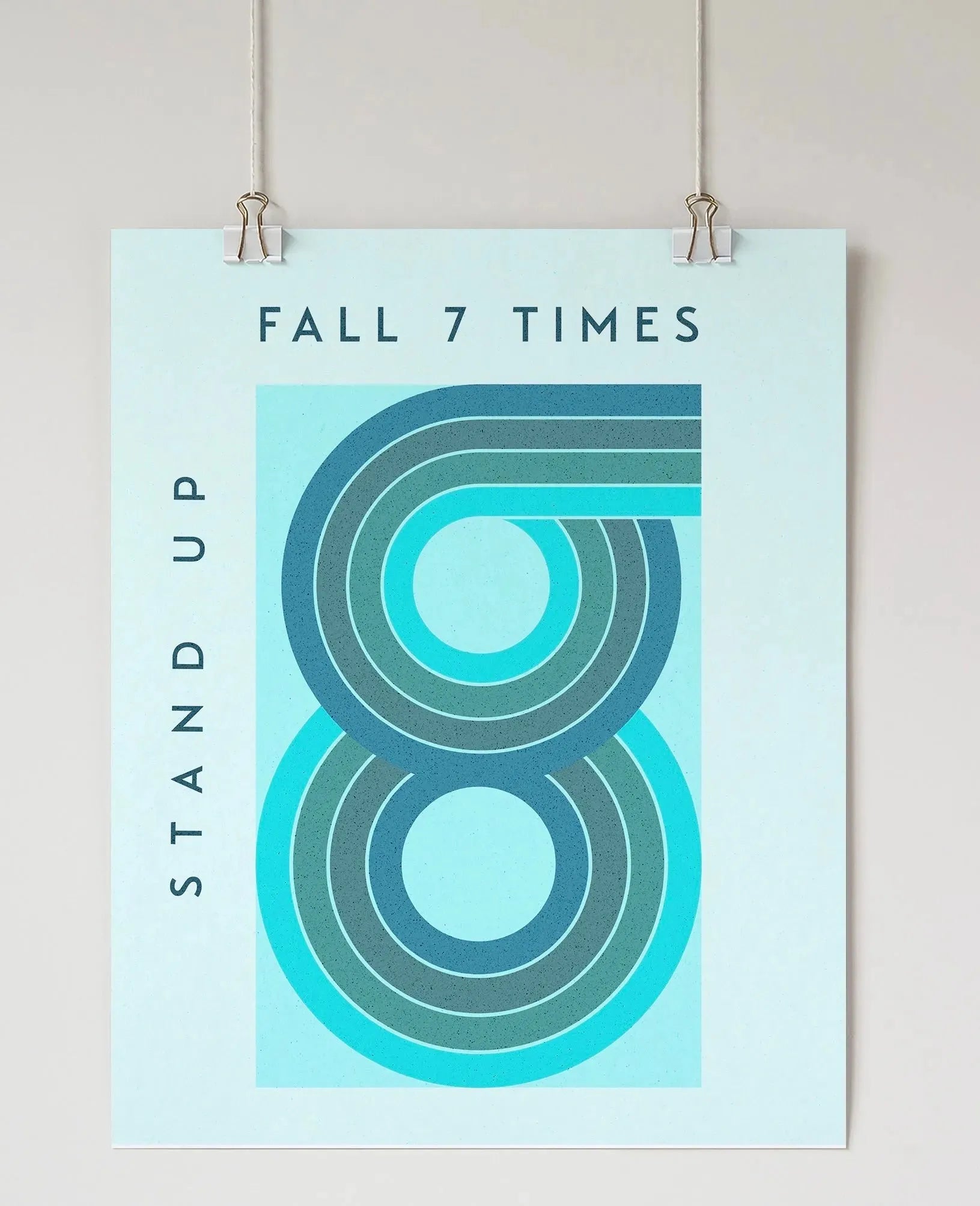 16x20 Stand Up 8 Poster Aqua Wall Art & Signs