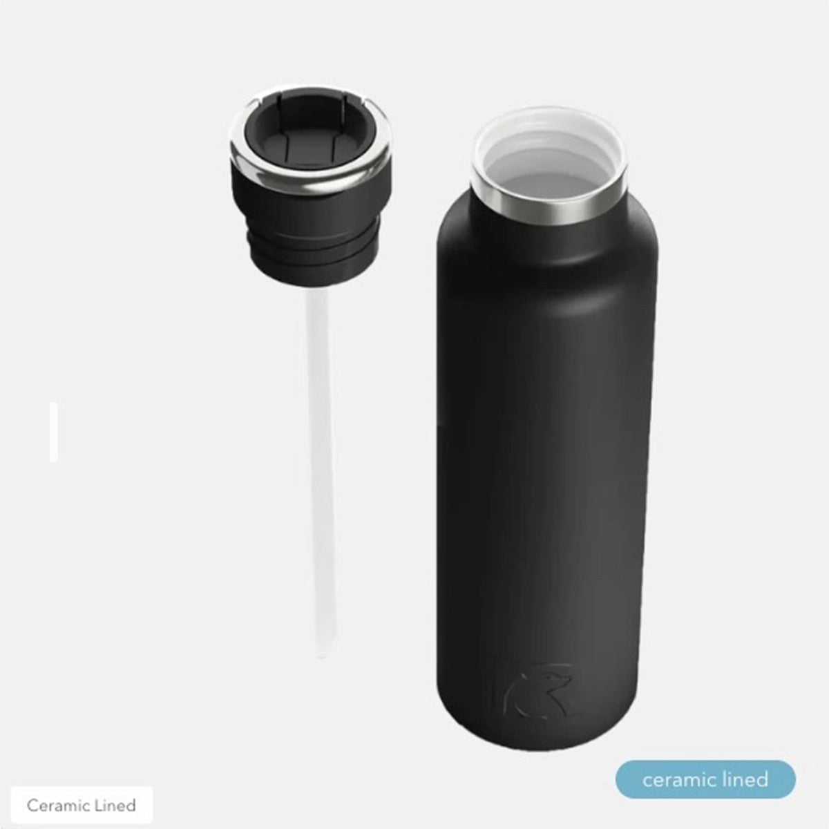 RTIC 20 oz Journey Ceramic Lined Water Bottle -Campus Greek Fit