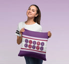 Sigma Kappa Pillow Cover - Dots 18" | Custom Gifts and Merchandise | Festive Fit Home