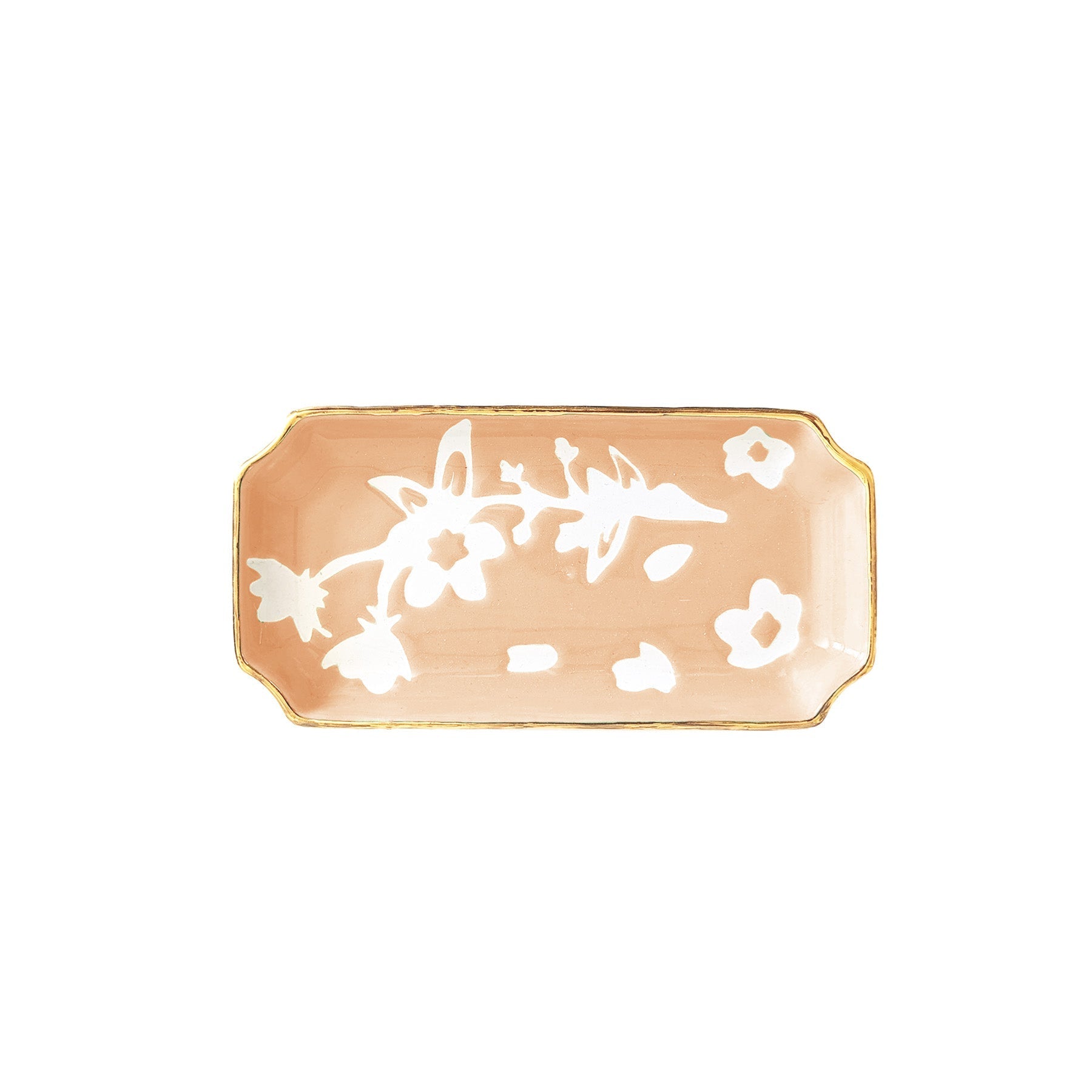 Sakura Trays with Gold Accent