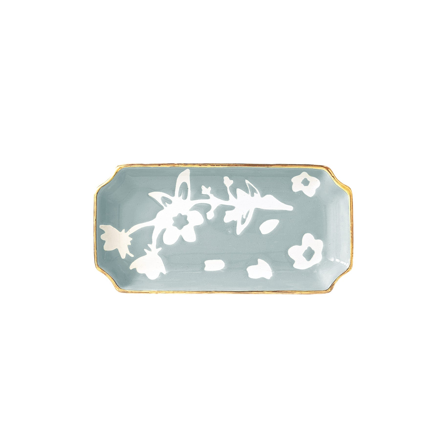 Sakura Trays with Gold Accent