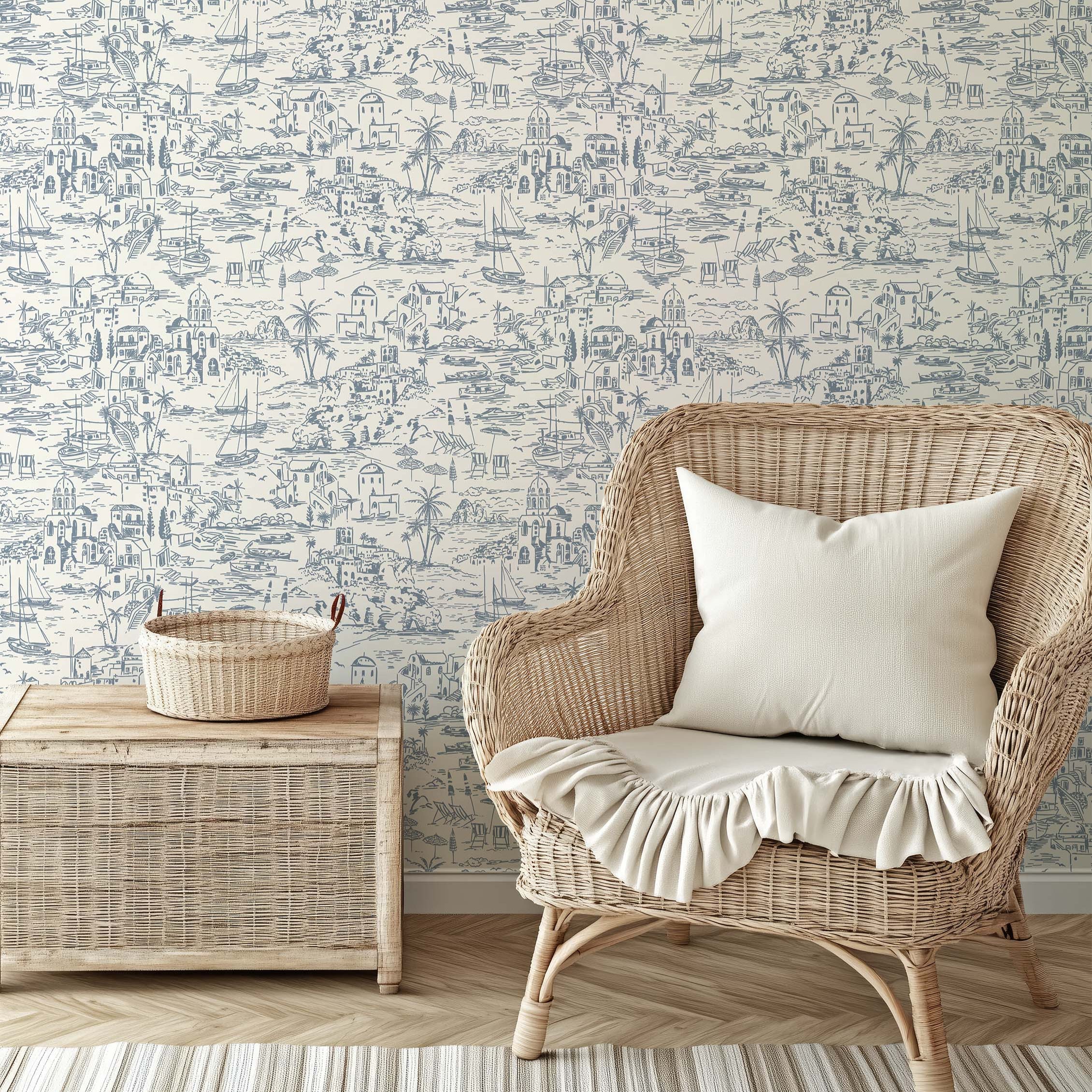 Nico Peel & Stick Wallpaper - Hufton Studio | Dorm & Renter Decor Hack