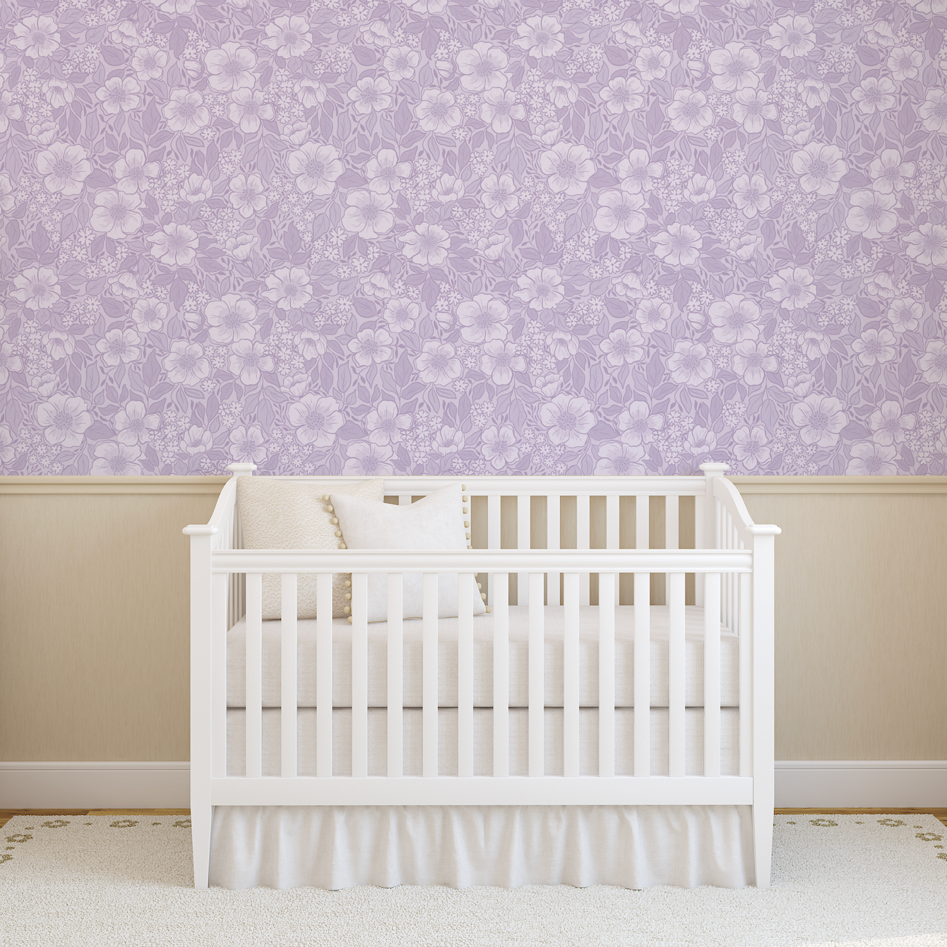 Abby Peek & Stick Wallpaper by Zanet From Wonderland | Dorm Decor | Campus Greek Fit