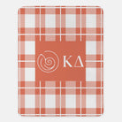 Kappa Delta Plaid XL 60x80 Sherpa Blanket | Official Kaydee Gift Shop