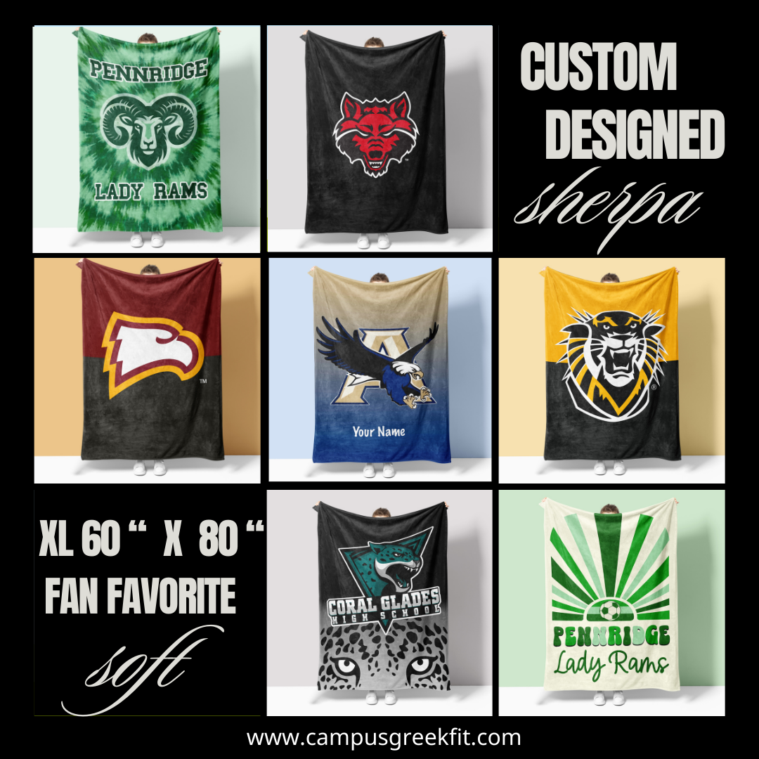 Spirit Fundraiser Blankets - Campus Greek Fit