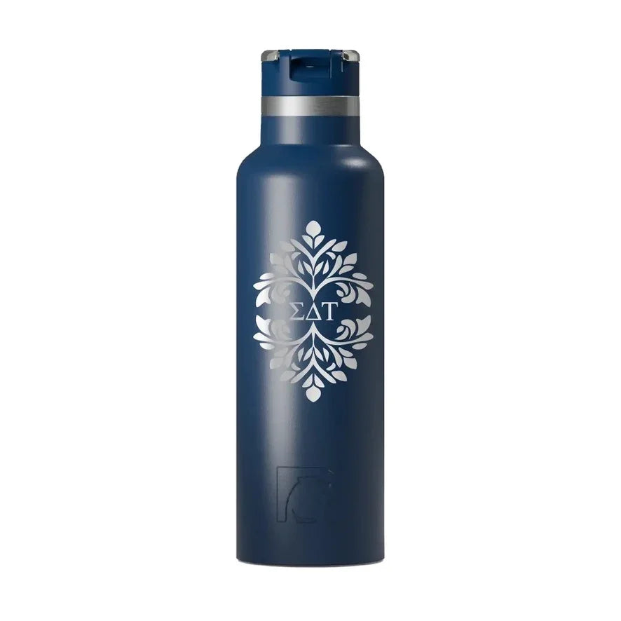 Sig Delt RTIC 20 oz Ceramic Lined Water Bottle Tumbler - Ornate