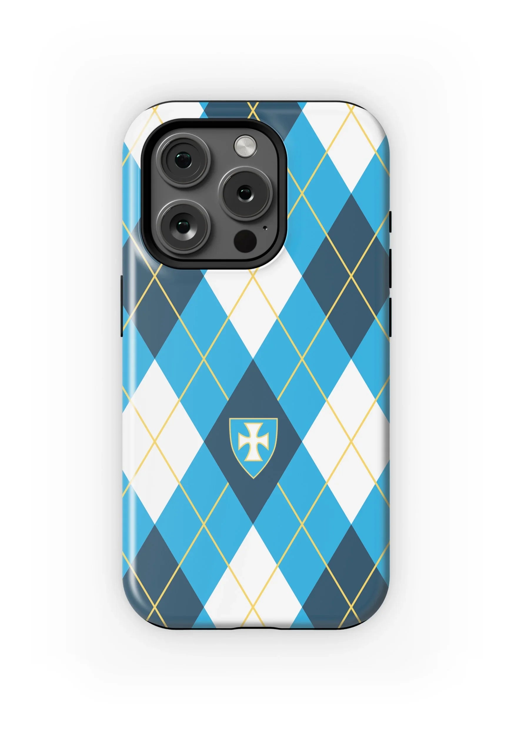 Sigma Chi iPhone 16, 15, 14, 13 Mobile Phone Case - Argyle Matte Mobile Phone Cases
