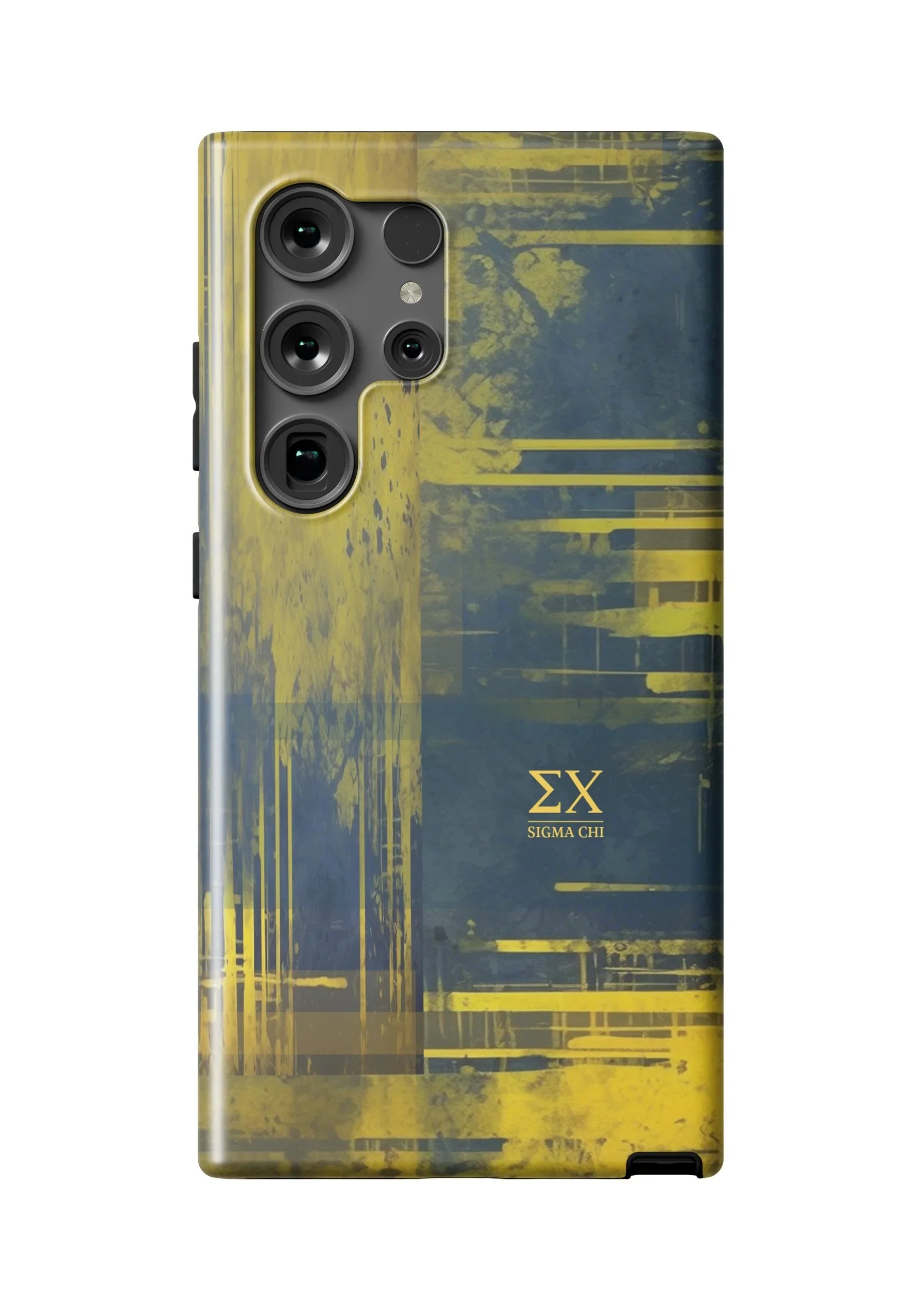 Sigma Chi Samsung Galaxy 25, 24, 23 Mobile Phone Case -Grunge Matte Mobile Phone Cases
