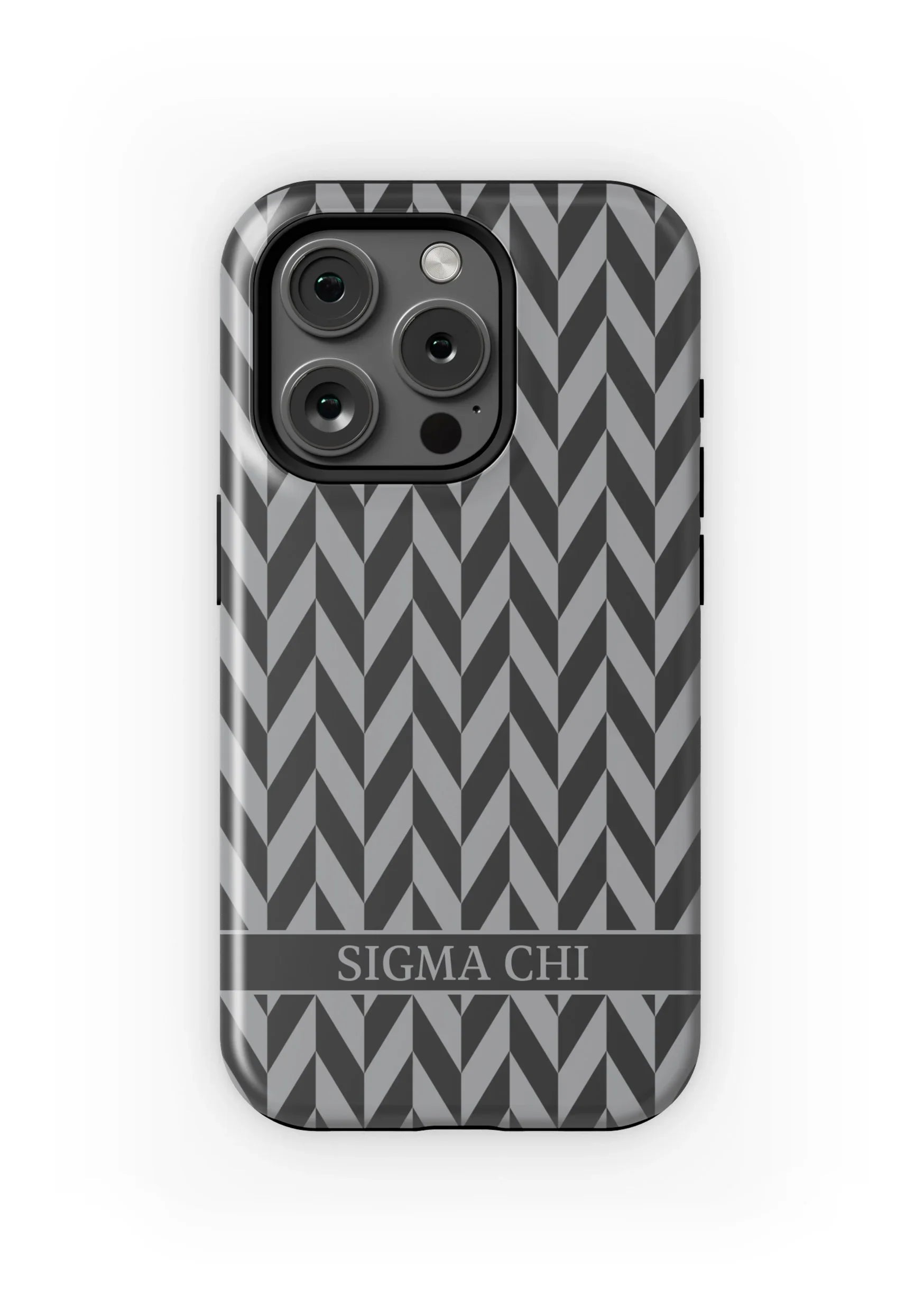 Sigma Chi iPhone 16, 15, 14, 13 Mobile Phone Case - Zig Zag Matte Mobile Phone Cases