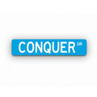 Sigma Chi Conquer Metal Street Sign | College Fraternity Dorm Decor