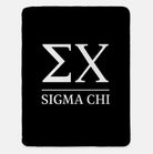 Sigma Chi XL 60x80 Blanket Black Throw Blankets