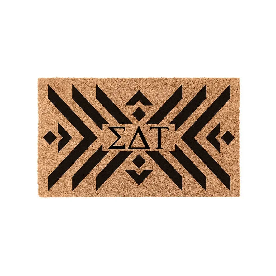 Sigma Delta Tau Coir Doormat - Boho Door Mats