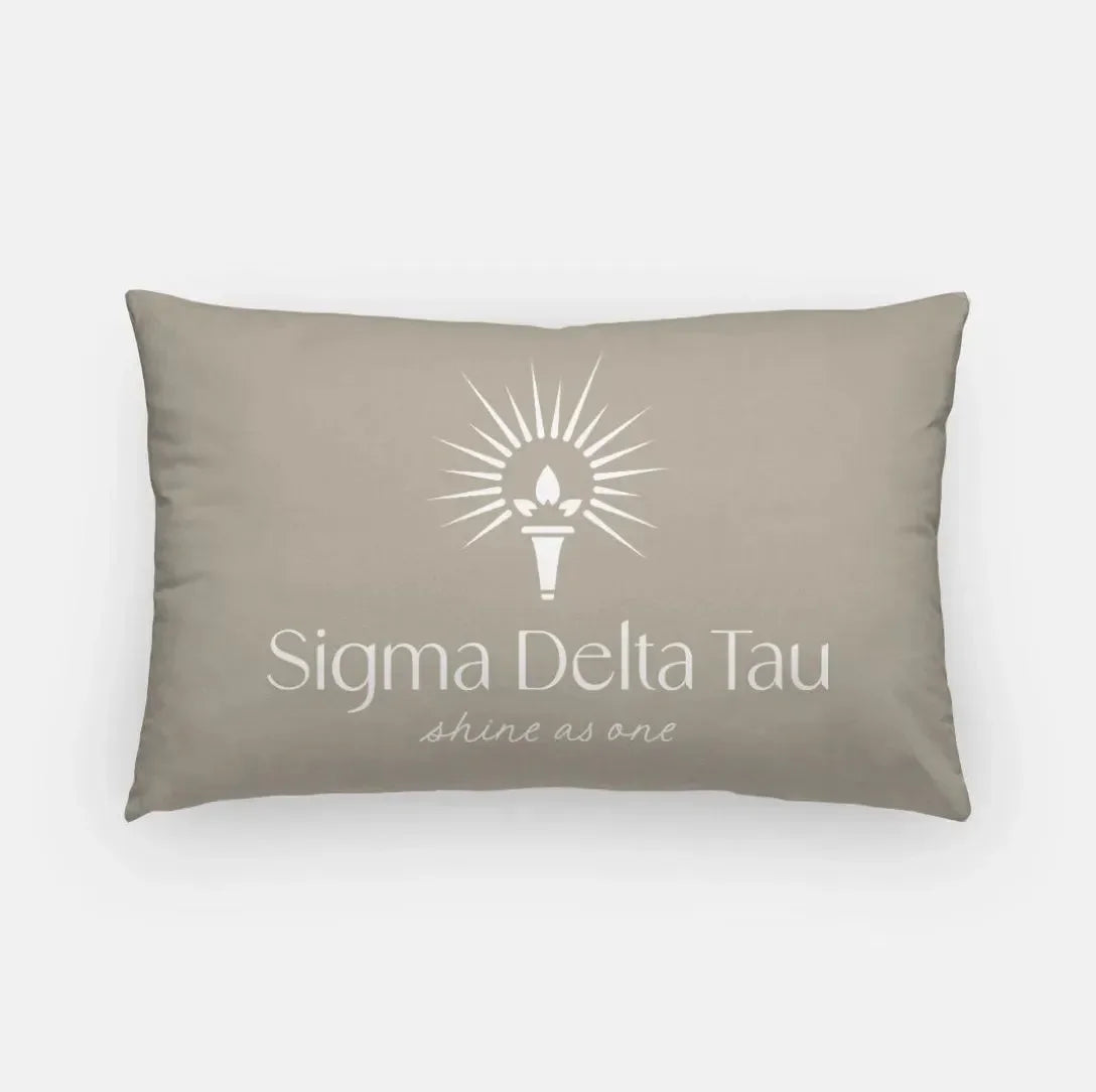 Sigma Delta Tau Lumbar Pillow Cafe 
