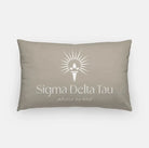 Sigma Delta Tau Lumbar Pillow Cafe 