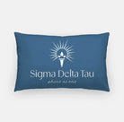 Sigma Delta Tau Lumbar Pillow Old Blue