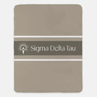 Sigma Delta Tau XL 60x80 Sherpa Throw Blanket - Traditional Cafe