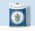 Sigma Delta Tau XL 60x80 Sherpa Throw Blankets - Crest