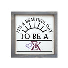 Sigma Kappa 12x12 Wood Framed Sign - Beautiful Day | Sig Kap Gifts