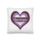 Sigma Kappa 18" Heart Throw Pillow