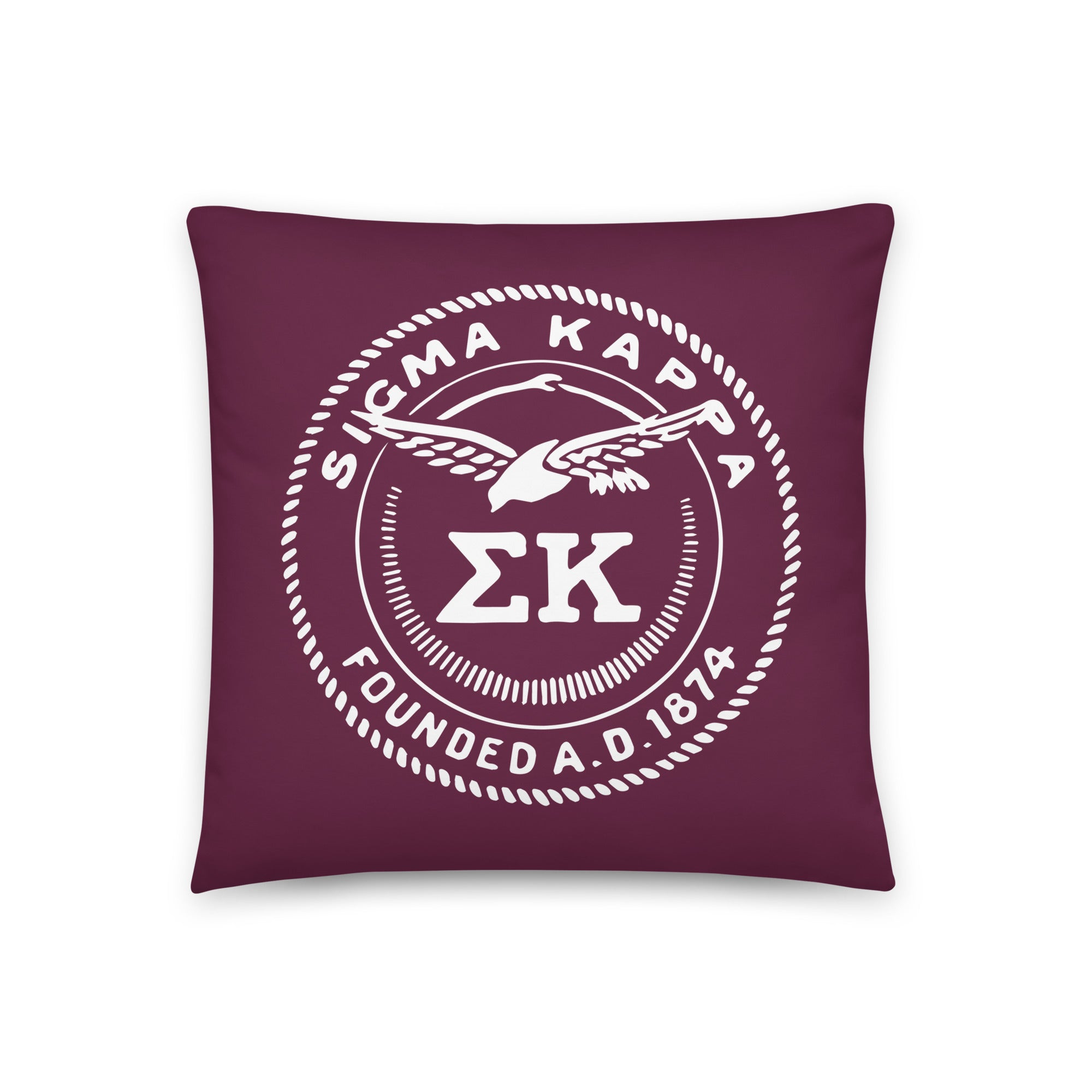 Sigma Kappa 18" Throw Pillow - Official Seal