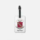 Sigma Kappa Coat of Arms Luggage Tag (Set of 2)