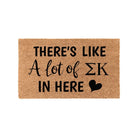 Sigma Kappa Coir Doormat - A Lot of Door Mats