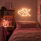 Sigma Kappa Greek Letter Icon LED Neon Sign w/ Dimmer | Dorm Sign