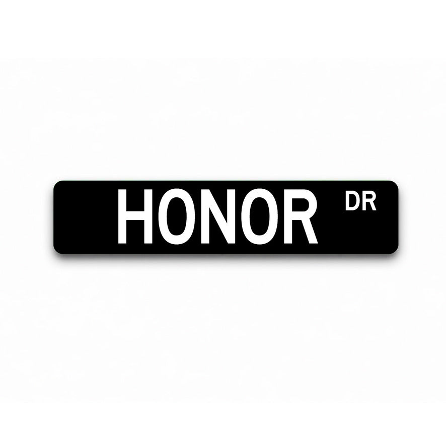 Sigma Nu Honor Metal Street Dorm Sign