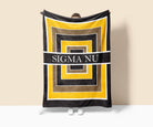 Sigma Nu XL 60x80 Sherpa Blanket XL 60x80 - Geo | Custom Sig Nu Gifts