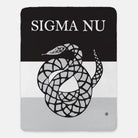 Sigma Nu XL 60x80 Sherpa Throw Blanket - Flag Black Throw Blankets