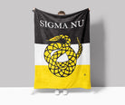 Sig Nu XL 60x80 Blanket - Flag | Official Fraternity Merch | Gifts