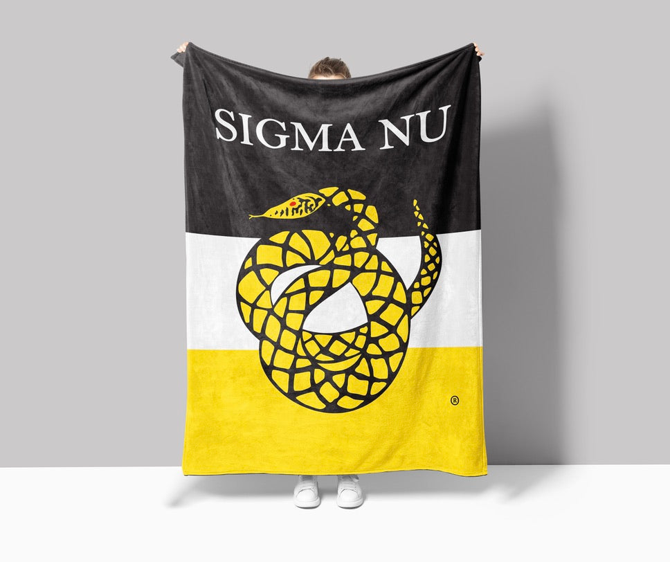 Sig Nu XL 60x80 Blanket - Flag | Official Fraternity Merch | Gifts