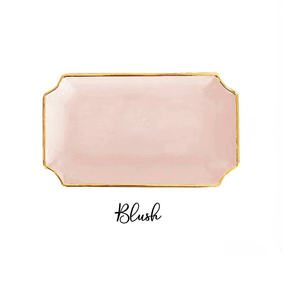 Alpha Xi Delta Gold Monogram Decorative Tray