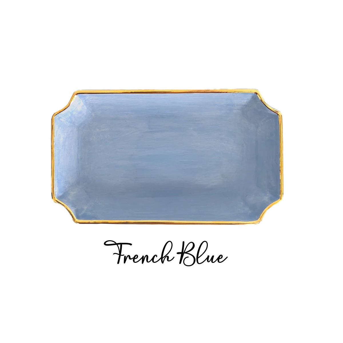 Alpha Xi Delta Gold Monogram Decorative Tray