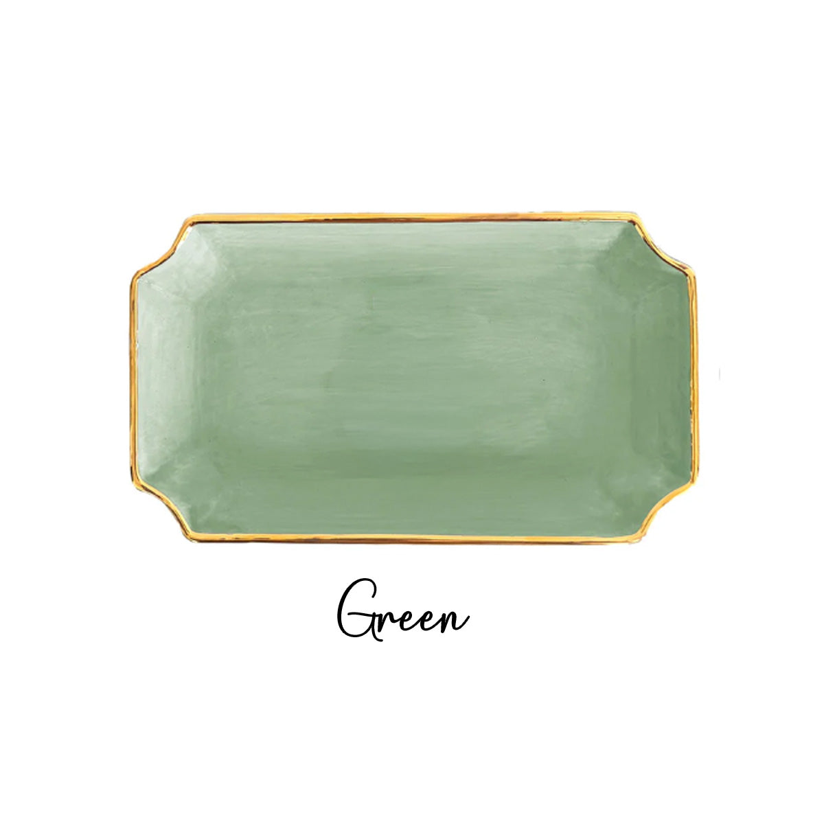 Alpha Xi Delta Gold Monogram Decorative Tray