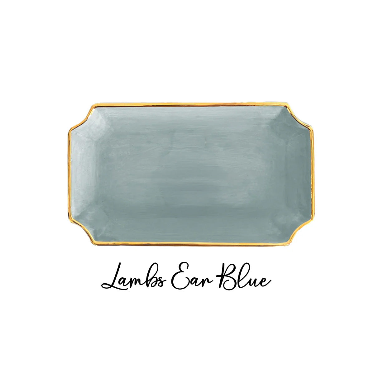 Alpha Xi Delta Gold Monogram Decorative Tray