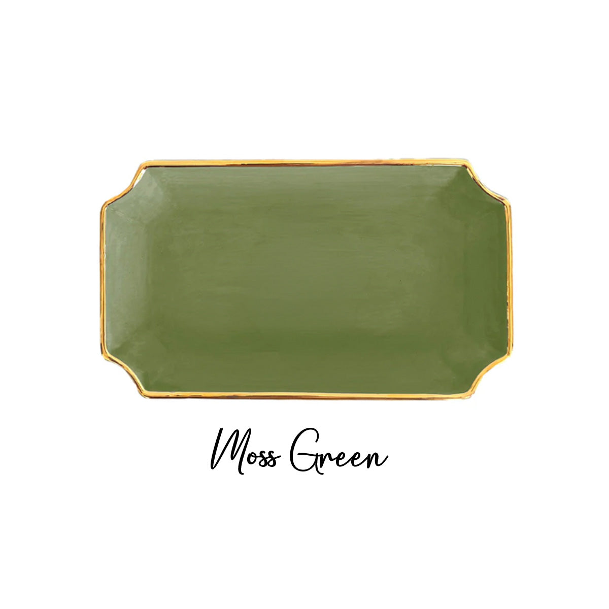 Alpha Xi Delta Gold Monogram Decorative Tray