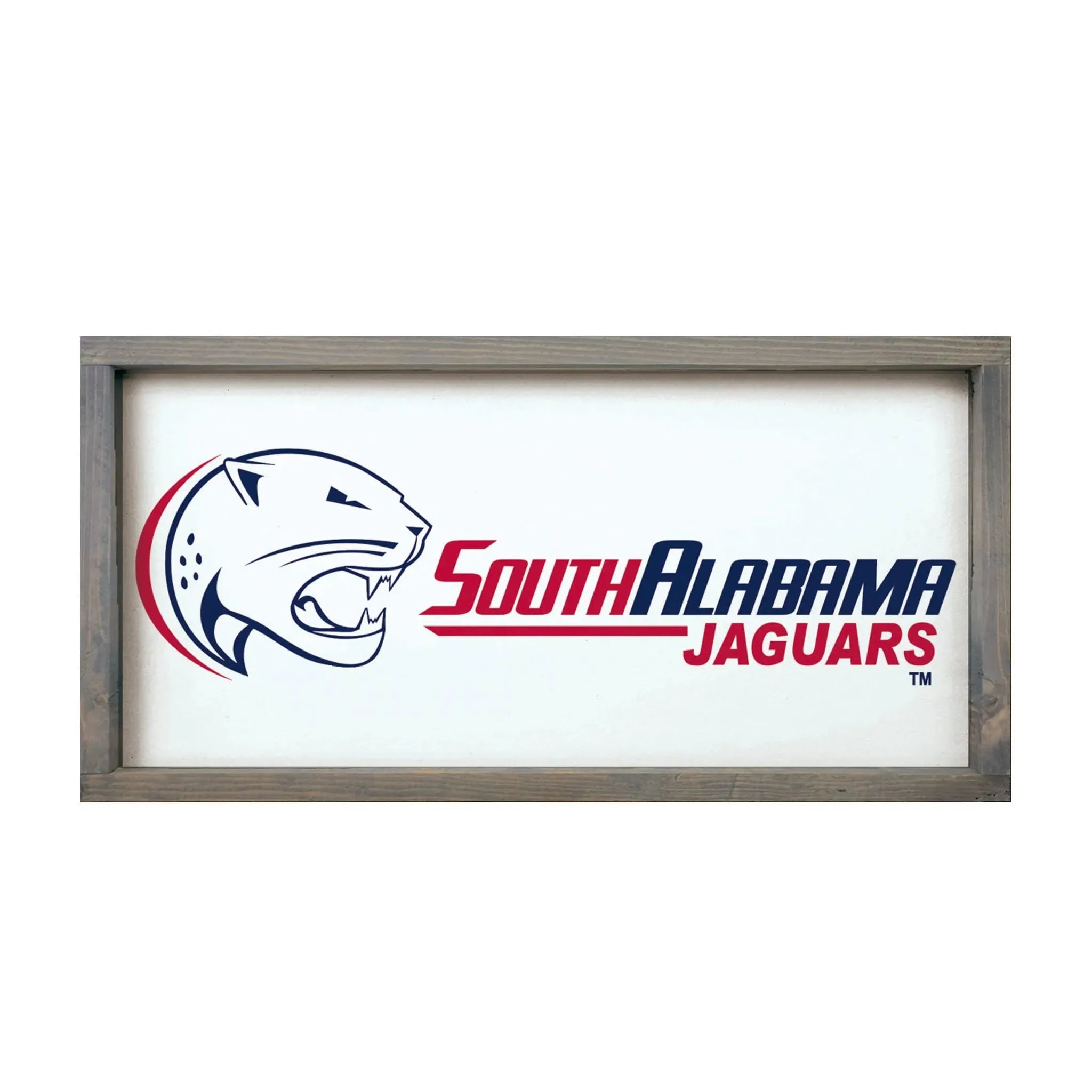 University of South Alabama Large 12x24 Classic Wood Framed Sign Wall Art & Signs