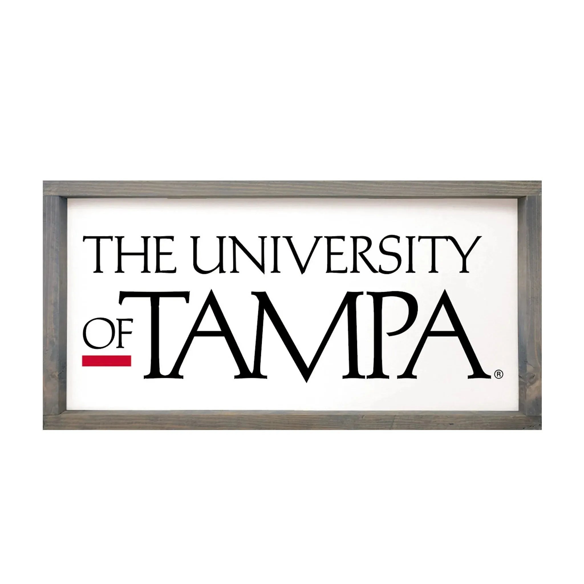 University of Tampa Traditional Wood Sign- 12"x24" Wall Art & Signs