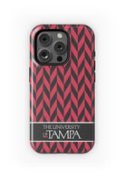 University of Tampa iPhone 15, 14, 13 Phone Case - Zig Zag | Gifts