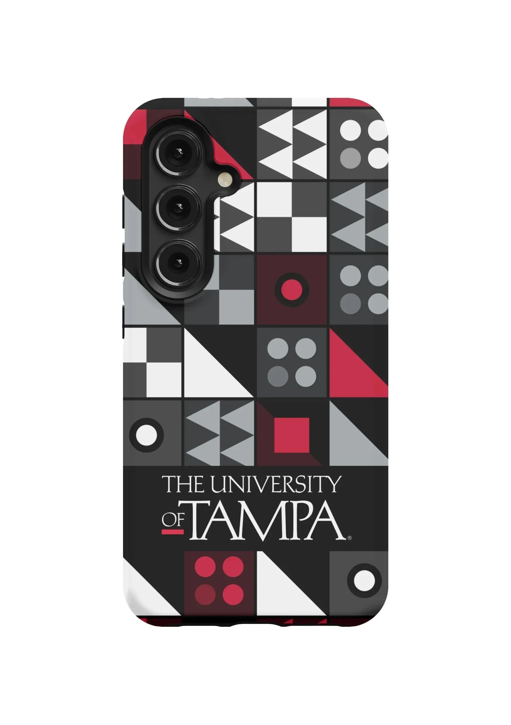 University of Tampa Samsung Galaxy 24, 23 Mobile Phone Case - Geo Matte Mobile Phone Cases