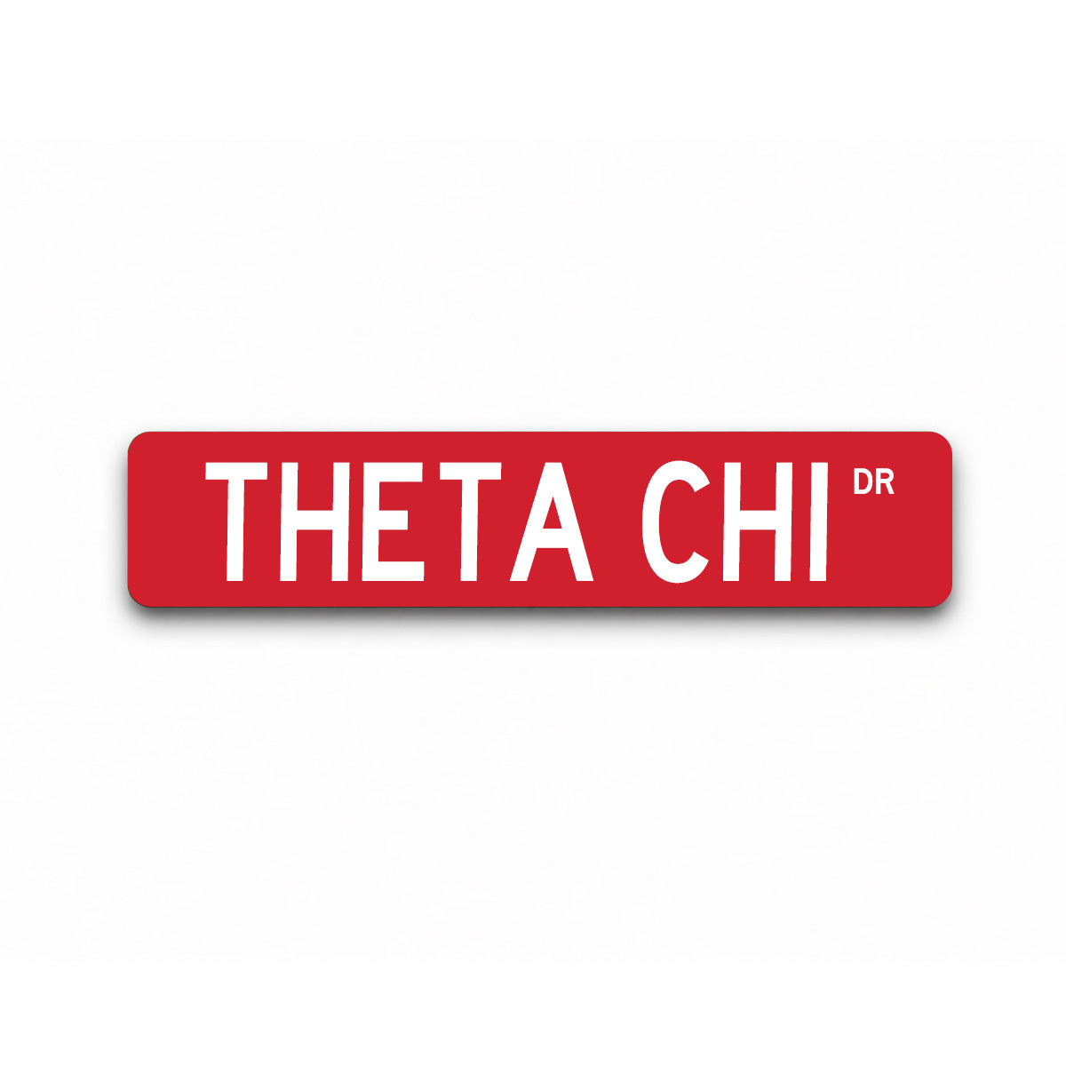 Theta Chi Metal Street Dorm Sign