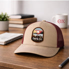 Theta Chi Richardson 112 UV Print Leatherette Patch Trucker Hat - Ventura