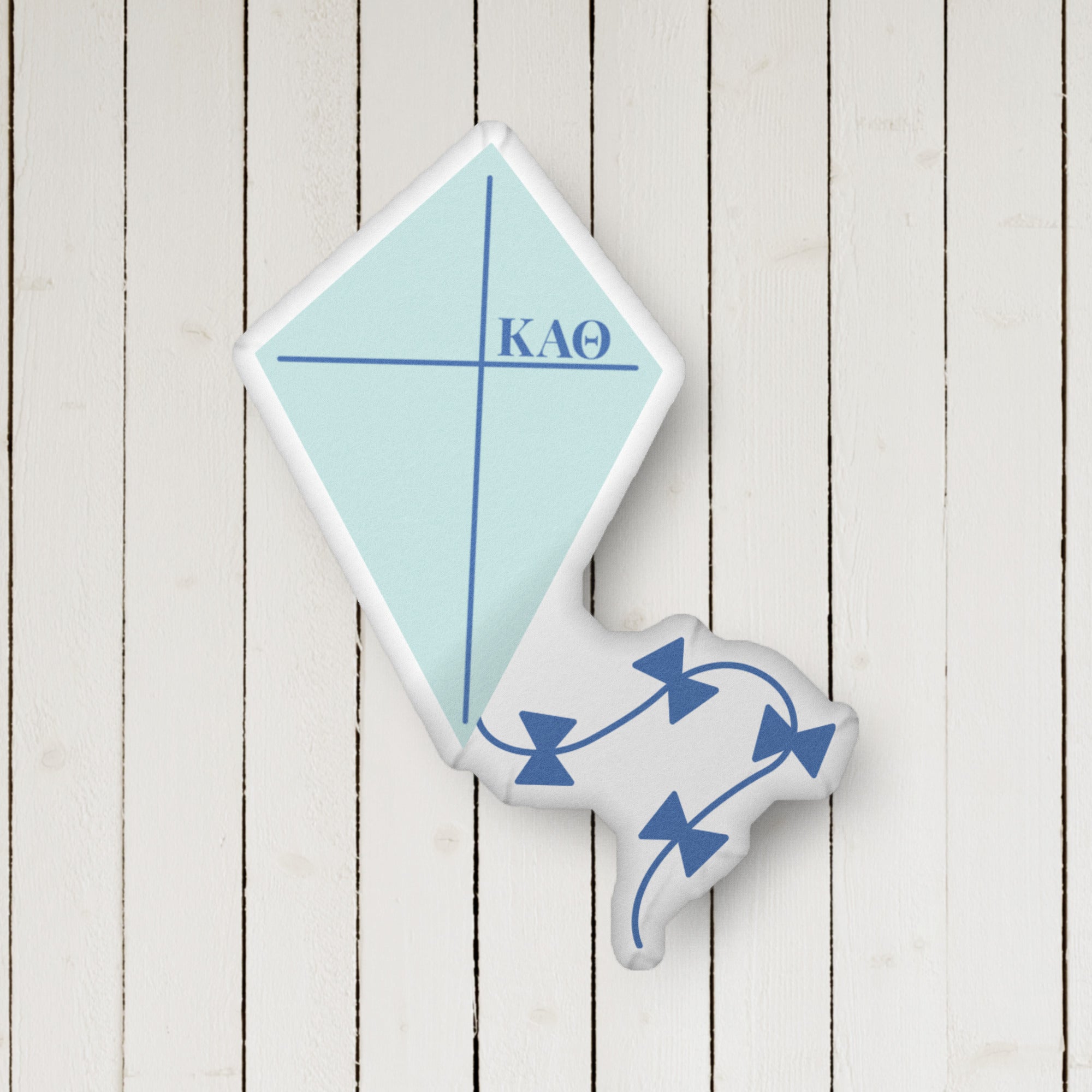 Kappa Alpha Theta Kite Custom-Shape Throw Pillow | Big Little Gifts