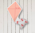 Theta Kite Custom-Shape Throw Pillow Pink