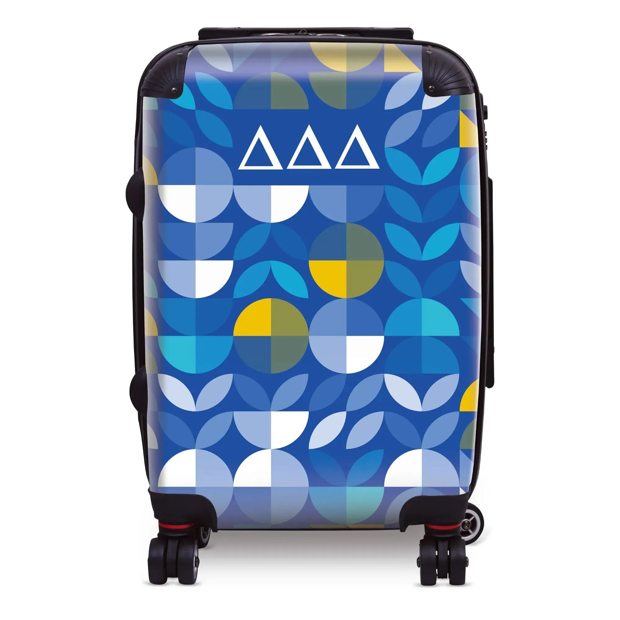 Tri Delta Carry-on Suitcase - Geo Petals Suitcases