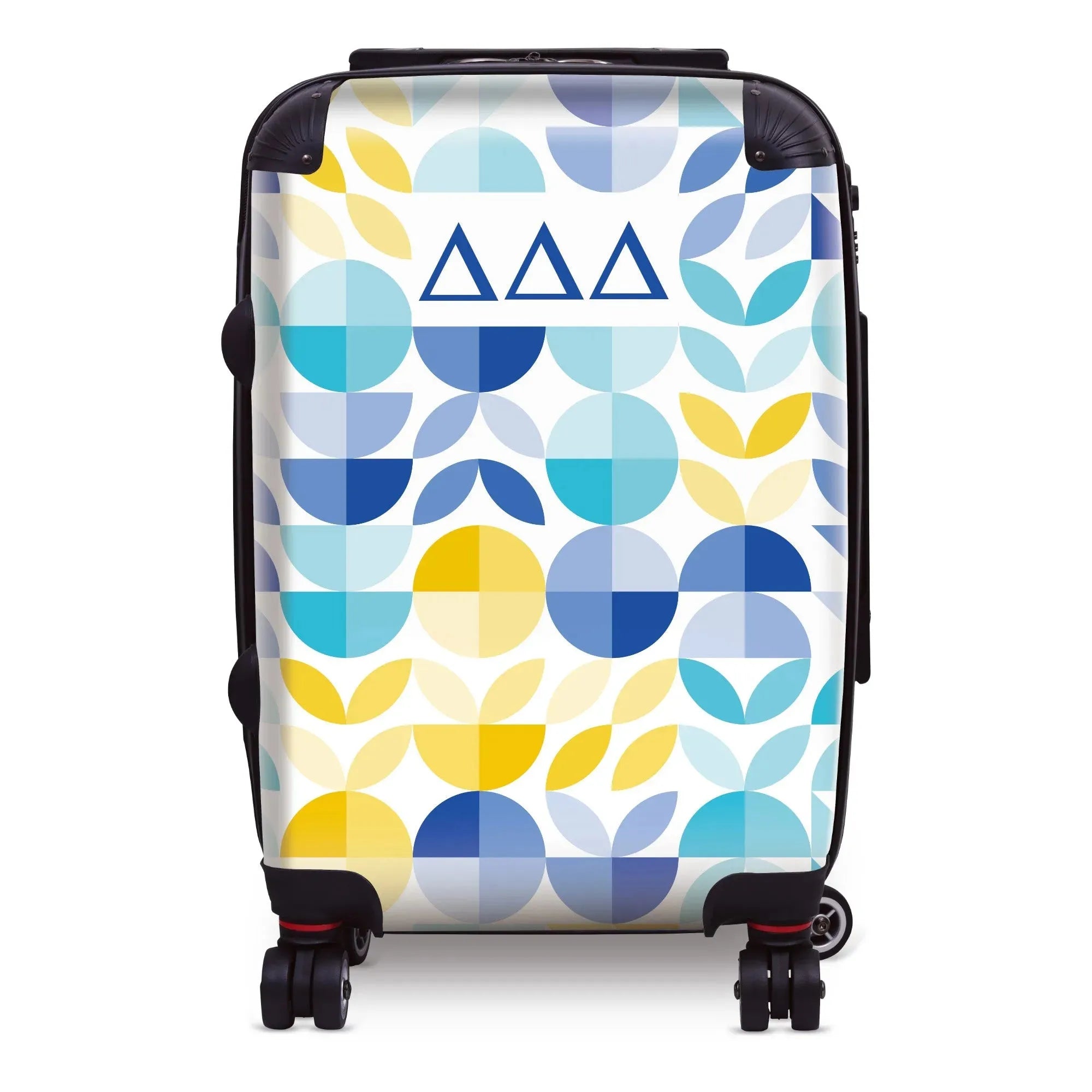 Tri Delta Carry-on Suitcase - Geo Petals Suitcases