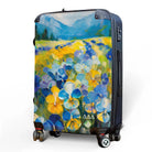 Tri Delta Carry-on Suitcase - Bold Pansies Suitcases