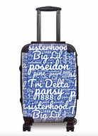 Tri Delta Carry-on Suitcase Expression Art Blue