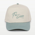 Tri Delta Embroidered Two Tone Baseball Cap Hat Script 1888 Green